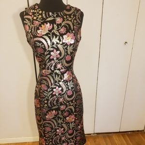 Floral Print Sheath Dress